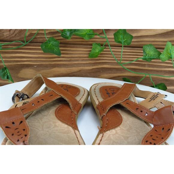 Born concept Sz 6 M Brown Slingback‎ Synthetic Women Sandals - Picture 3 of 7